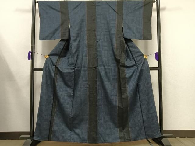 平和屋着物□本場大島紬 幾何学文 正絹 逸品 AAAT6797mf - メルカリ 