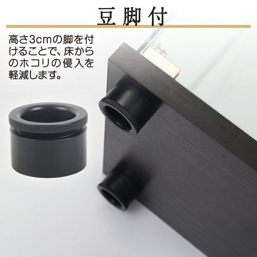 ガラスケース2段両扉タイプ(鍵付き)ケース フィギュア 棚 ホワイト