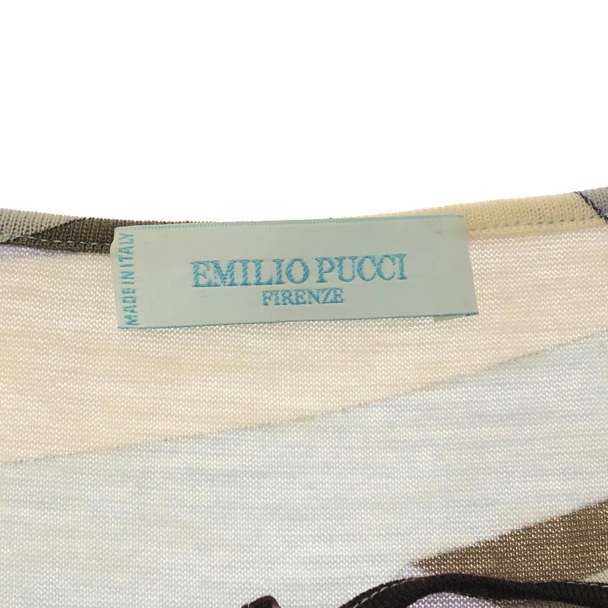 EMILIO PUCCI エミリオプッチ  チュニックワンピース サイズ:34 57RG60 マルチカラー/ラベンダー ウール レディース プッチ柄　240001095938