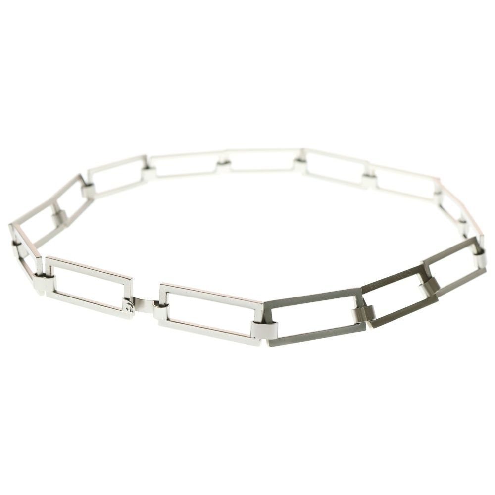 CHANEL シャネル スクエア チェーンベルト シルバー SV