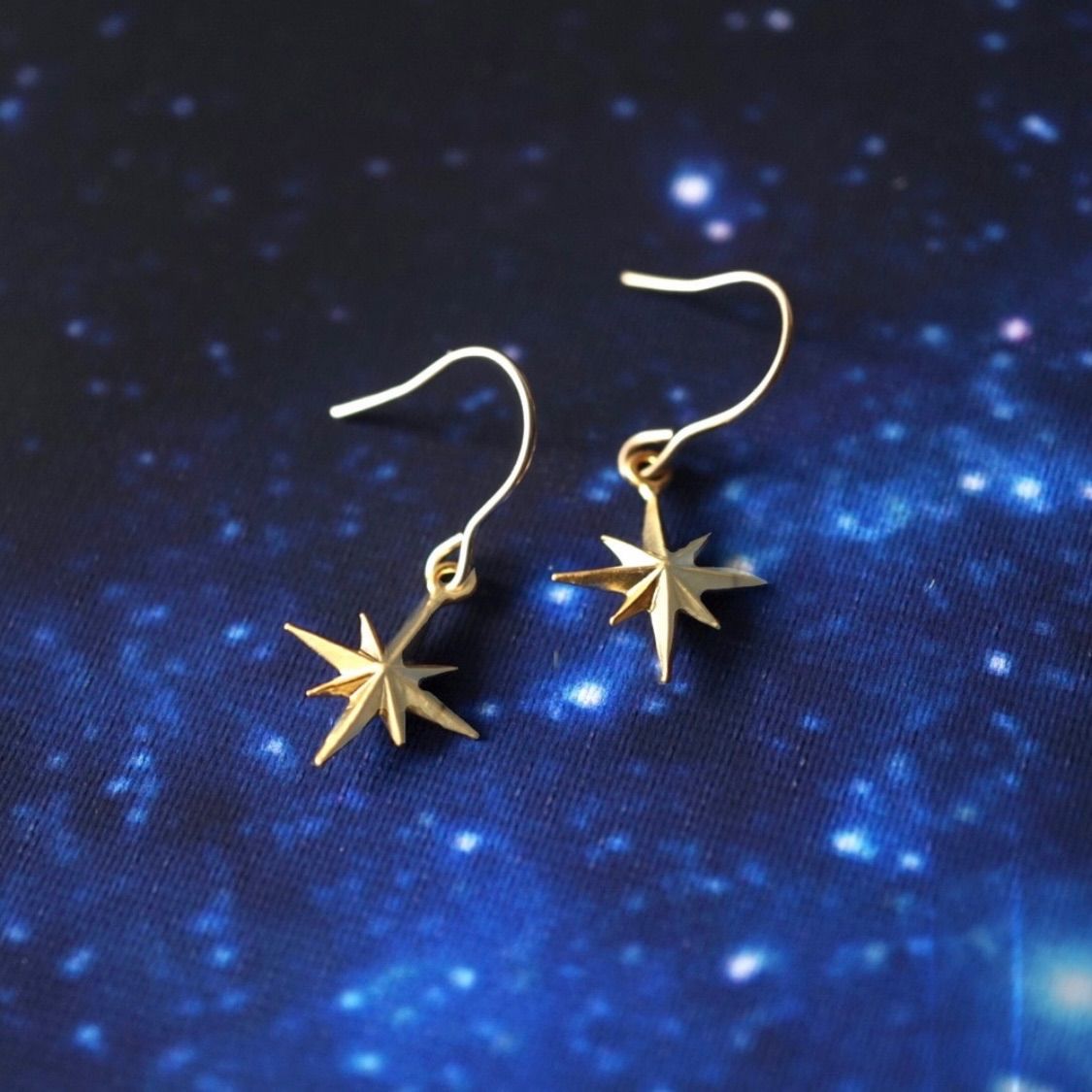 オンラインショップ アガット星型ピアス ゴールド アクセサリー
