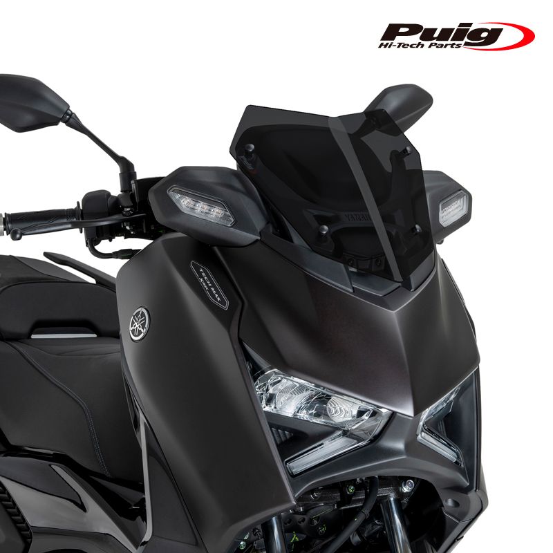 Puig 22571F WINDSHIELD V-TECH LINE SPORT DARK SMOKE YAMAHA X-MAX 125 TECH MAX 25 プーチ スクリーン カウル