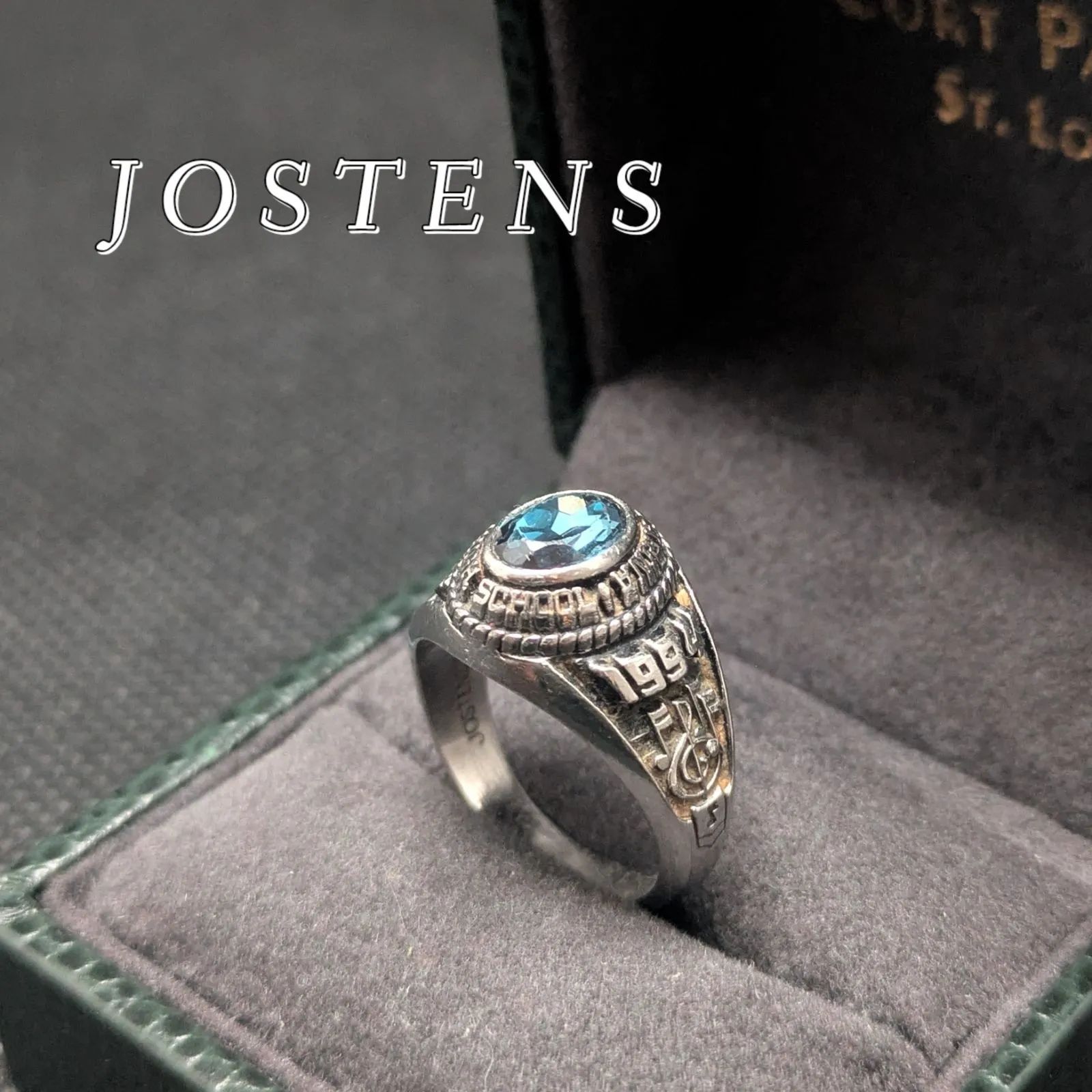 JOSTEN LTM 1993年 ヴィンテージ カレッジリング クラスリング 1945】U.S. VINTAGE JOSTENS ジャスティン クラス リング