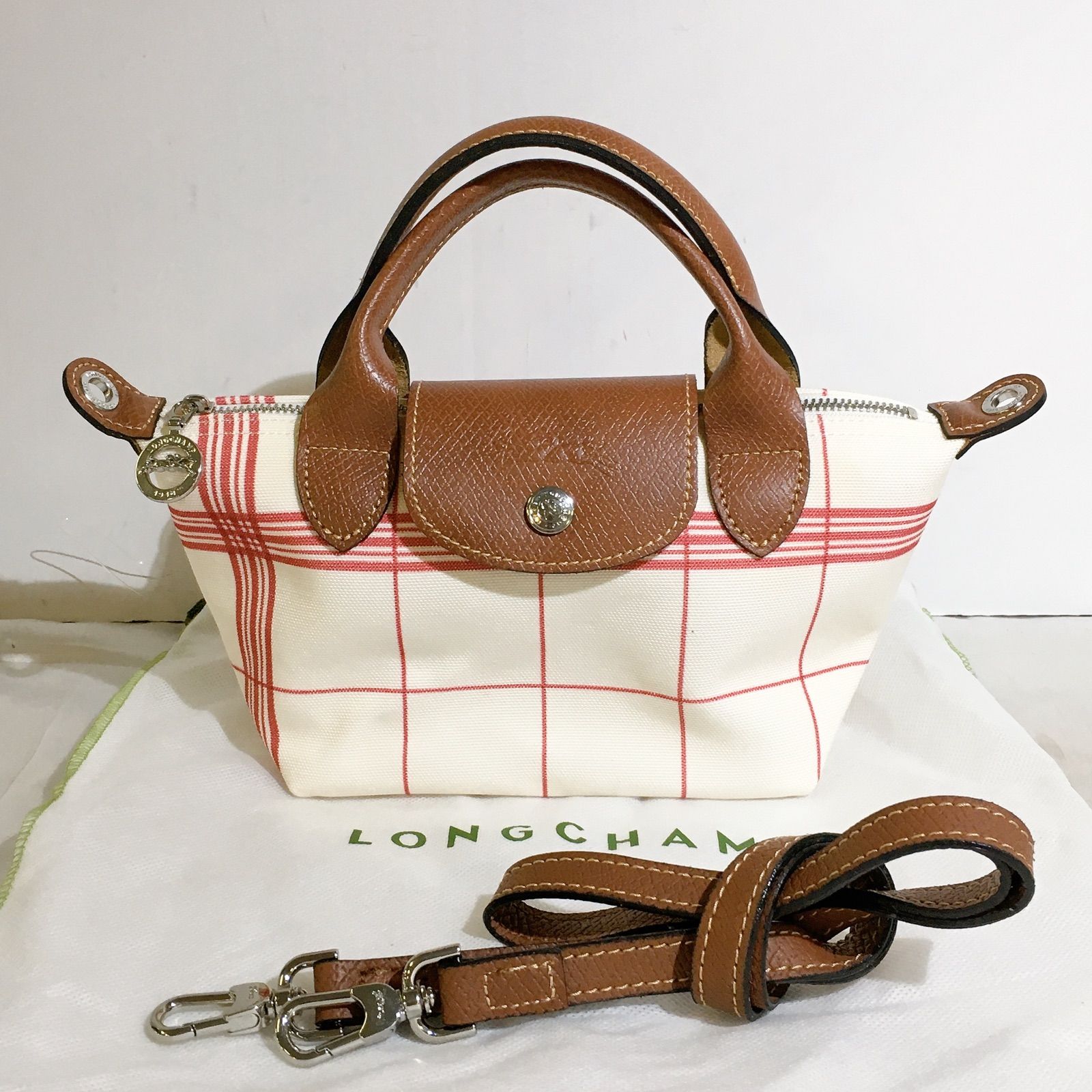 未使用品】 LONGCHAMP ロンシャン ミニポーチ ショルダー バッグ