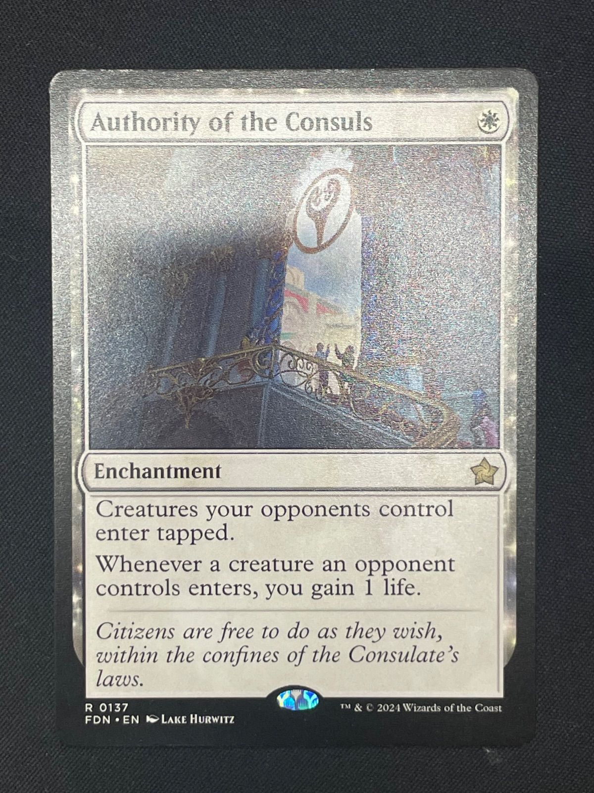 MTG 領事の権限 英語版 FOIL 3枚 EX]領事の権限/Authority of the Consuls《英語》【KLD】
