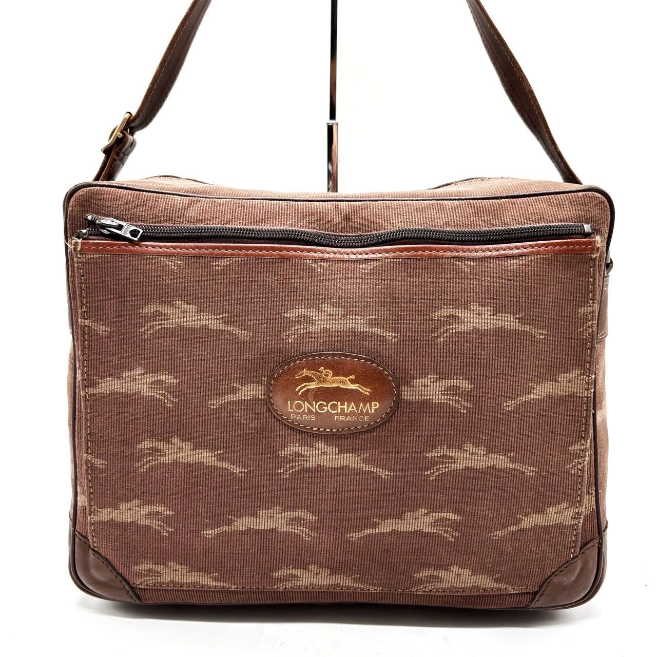 ✨良品✨ LONGCHAMP ロンシャン ショルダーバッグ 総柄