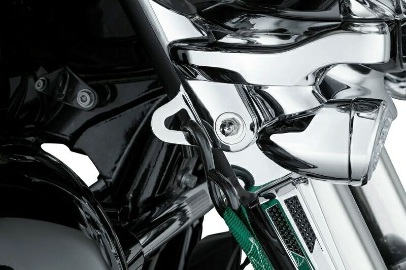 タイダウンブラケット 2014〜24年FLHT、2014〜23年FLHX/クローム