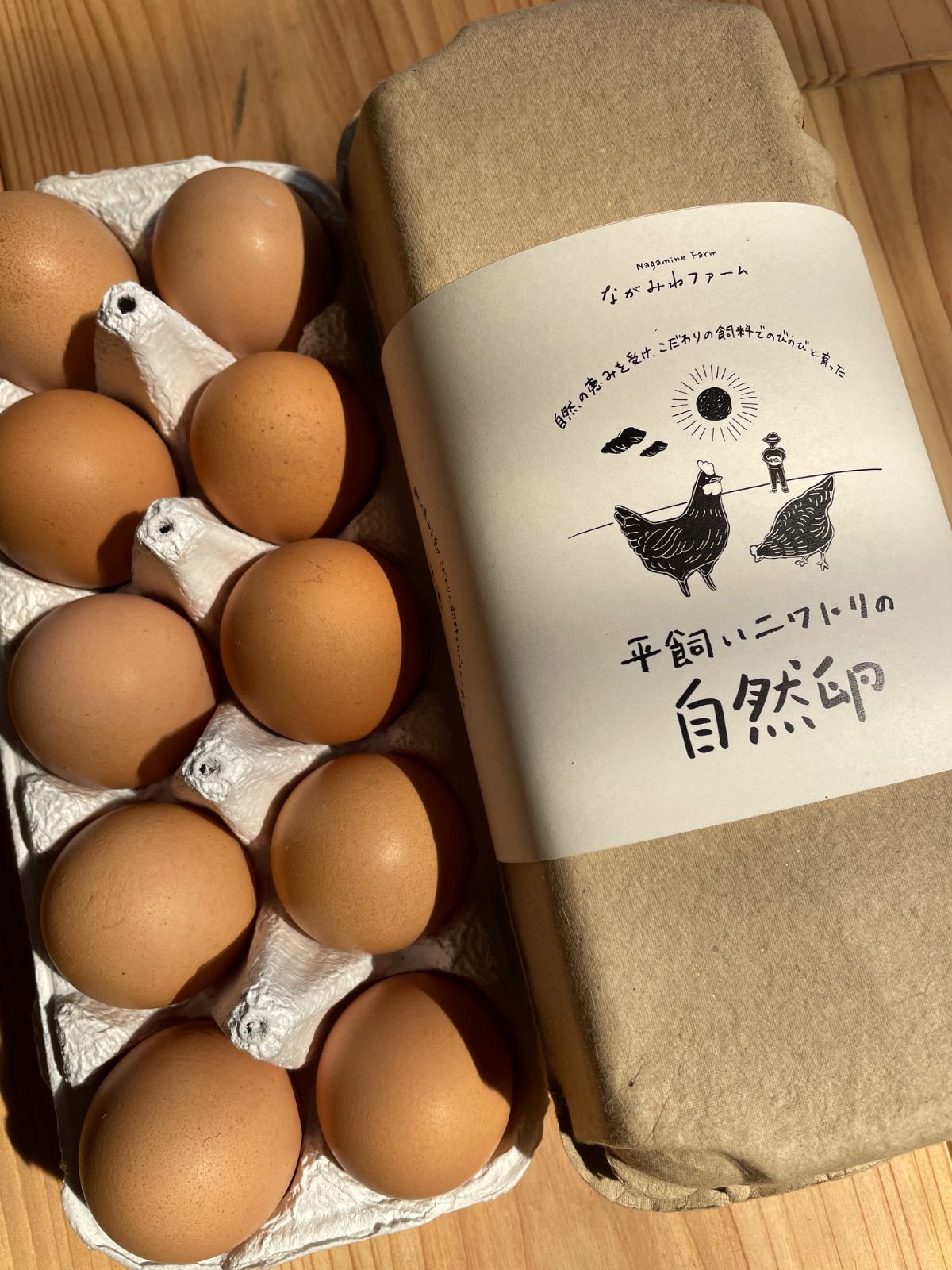 平飼い自然卵 有精卵 120個セット