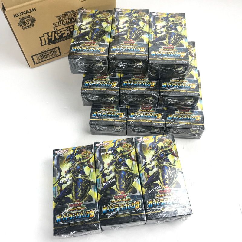 遊戯王ラッシュデュエル オーバーラッシュパック3 BOX×12 1カートン 081-251021-MO-01-fuz