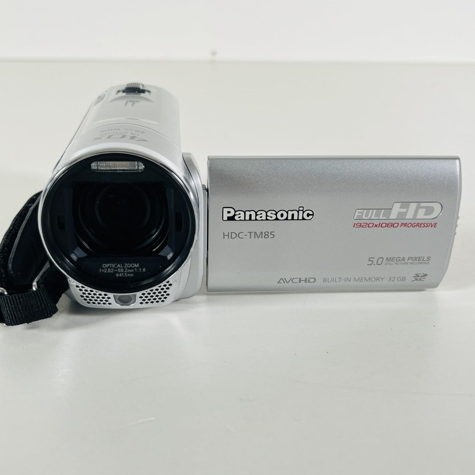動作確認済】パナソニック HDC-TM85 ソリッドシルバー 中古本体