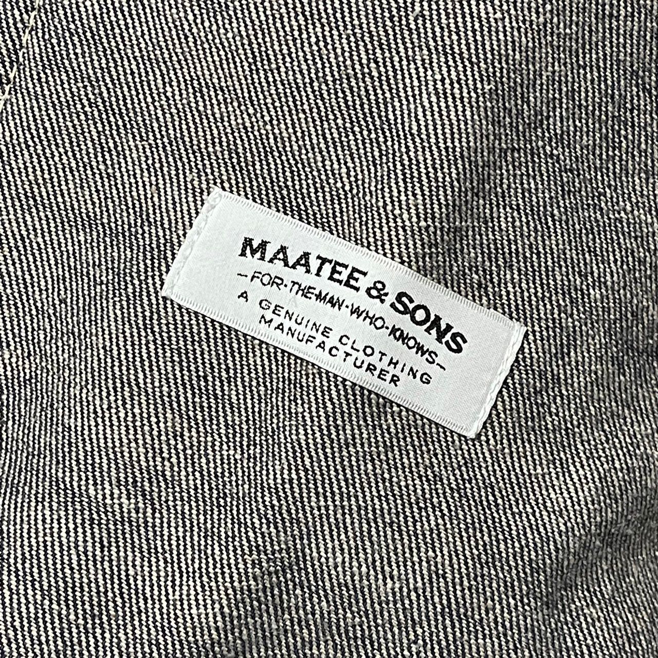 MAATEE&SONS マーティーアンドサンズ 22AW COVER ALL JK デニム