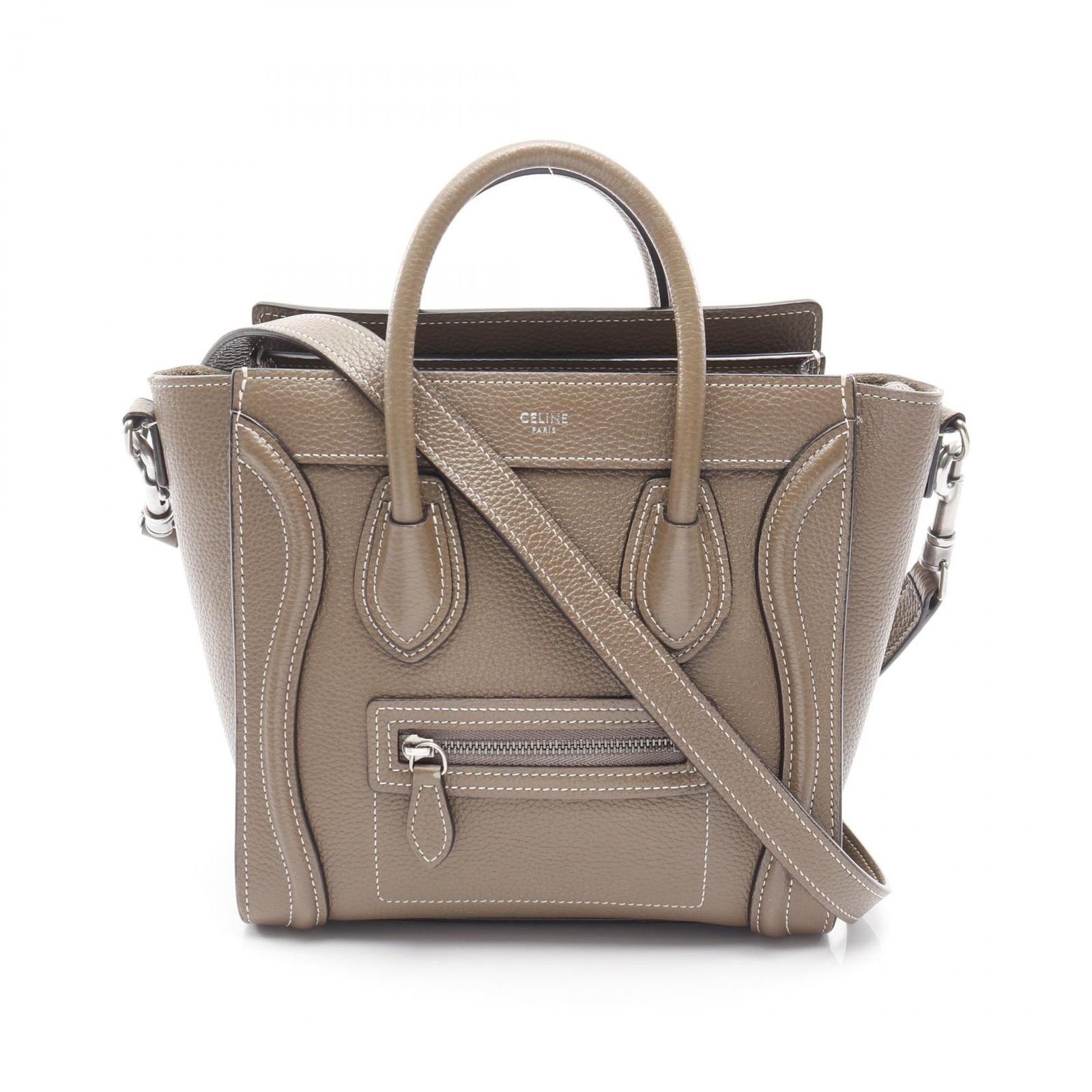 CELINE セリーヌ ラゲージ ナノ ショッパー ハンドバッグ CELINE - セリーヌ ラゲージ ナノ ショッパー ハンドバッグ