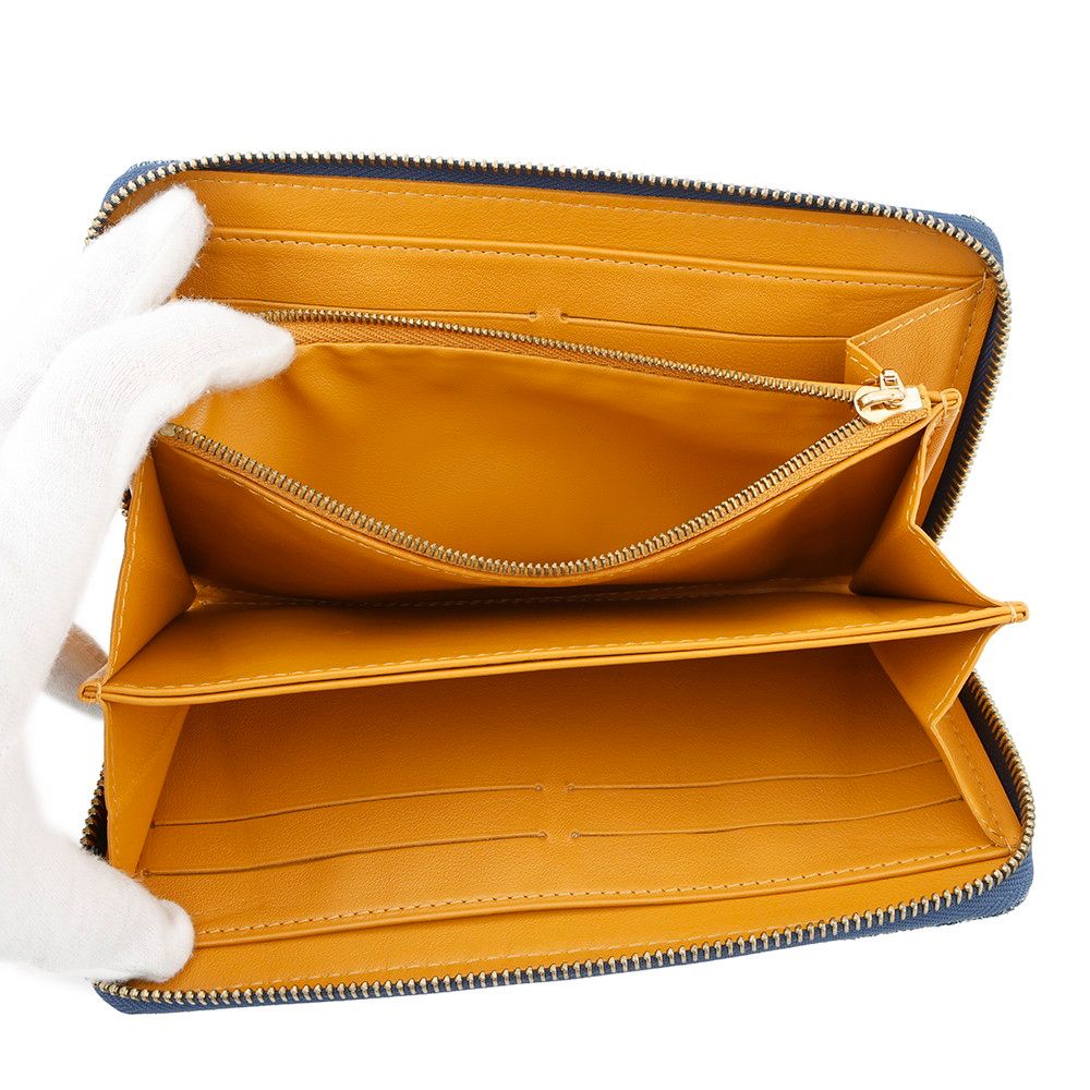 ルイヴィトン 長財布 モノグラム・デニム ジッピー・ウォレット