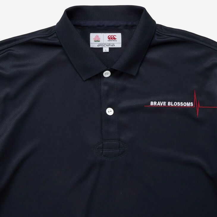 カンタベリー オールブラックス 半袖 ラガーシャツ ポロシャツ 刺繍ロゴ M カンタベリー オールブラックス 半袖 ラガーシャツ ポロシャツ 刺繍