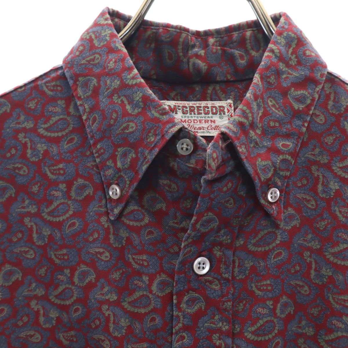 McGregor マクレガー 60s ヴィンテージ USA製 ペイズリー柄 長袖