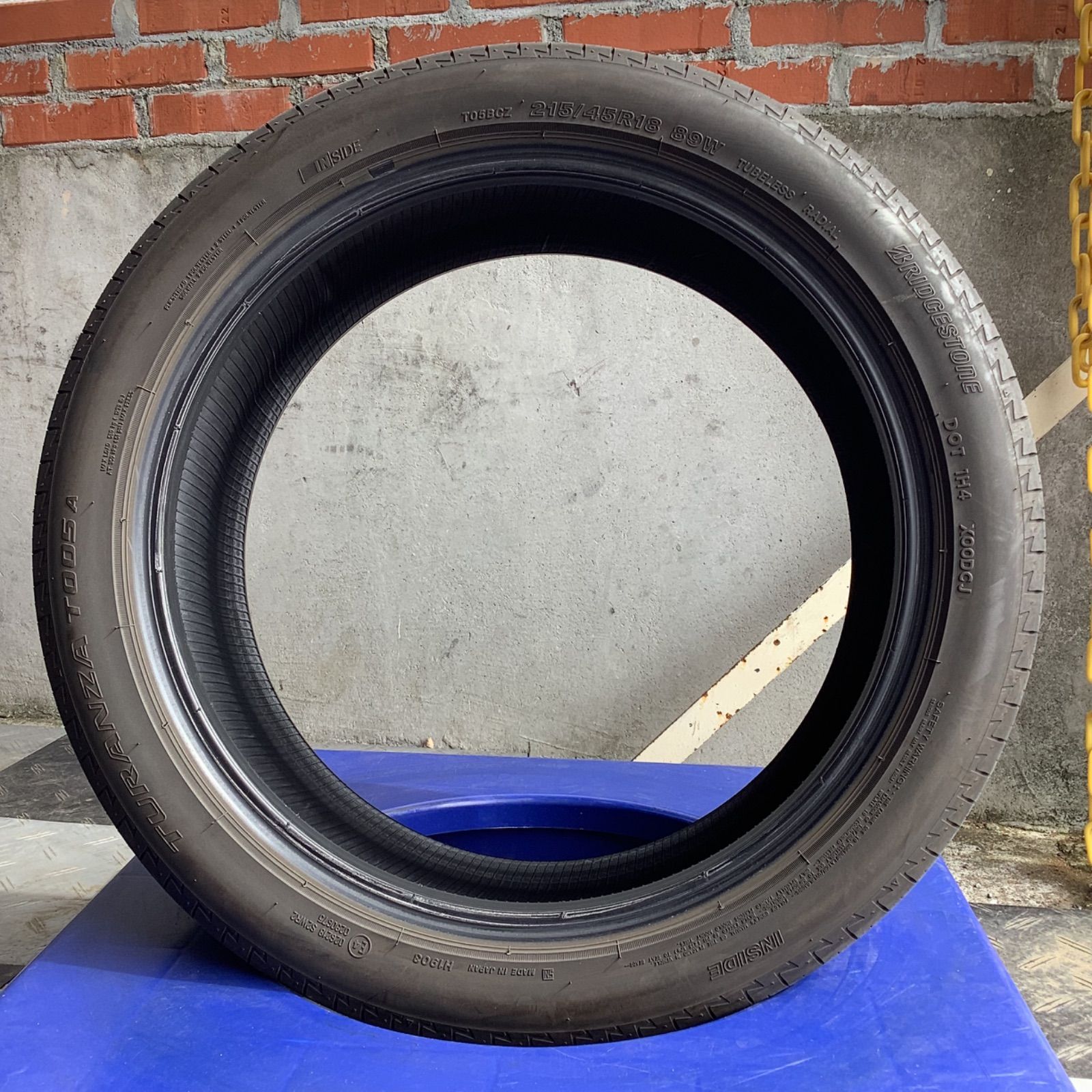 値下げ！［送料込み］ 215/45R18 BRIDGESTONE TURANZA T005A MA