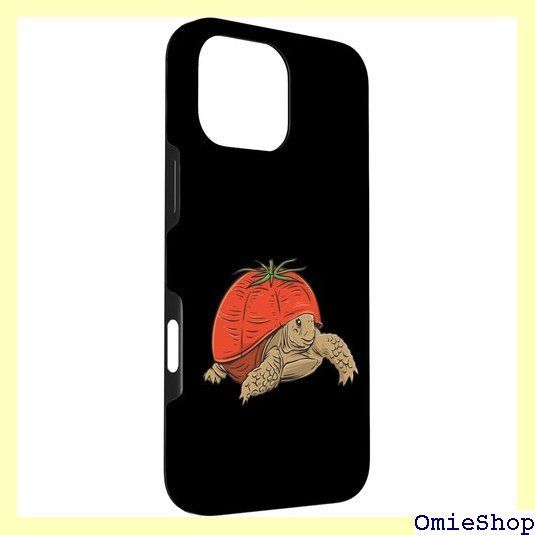 動物食 トマト 野菜トマトル 亀 スマホケース iPhone 16 Pro Max 用 3885