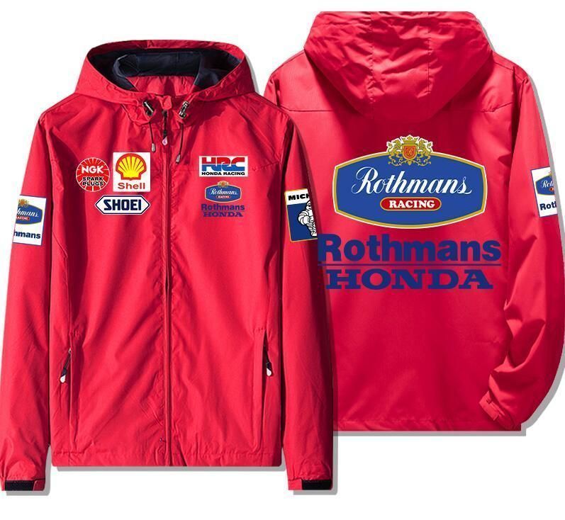 ロスマンズ HRC MotoGPスレーシング ジャケット Rothmans x honda バイクウエアグッズ 長袖 冬服 防風 秋冬新品 - メルカリ