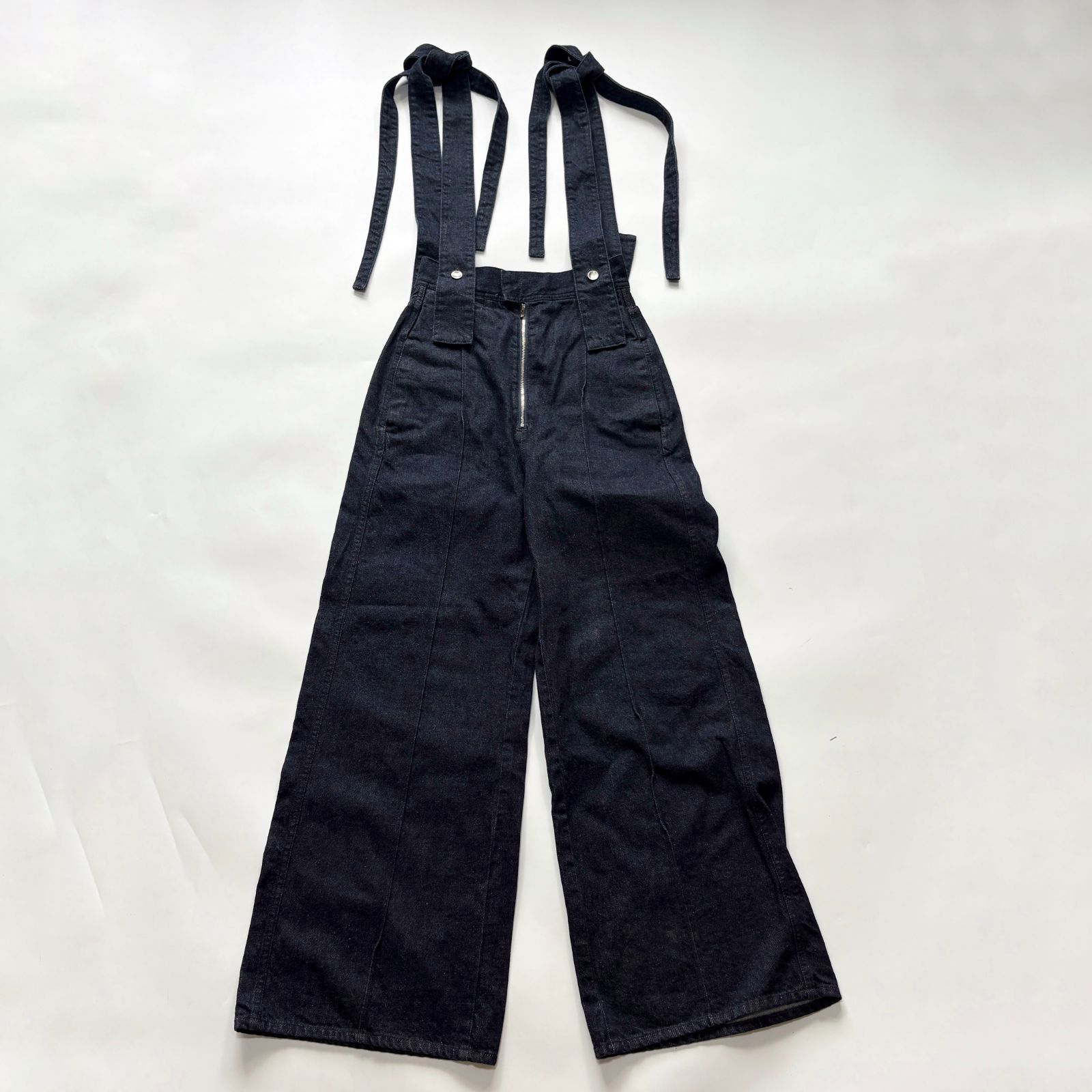 LIVINGTONE リヴィントーン BLEK5-ZIPPER suspenders サスペンダー パンツ
