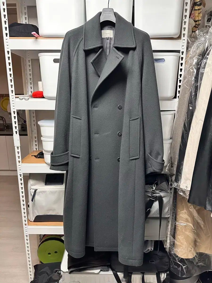 【雷市場（ポンジャン）商品韓国直送】 開始 202 Military Double Breasted coat_3