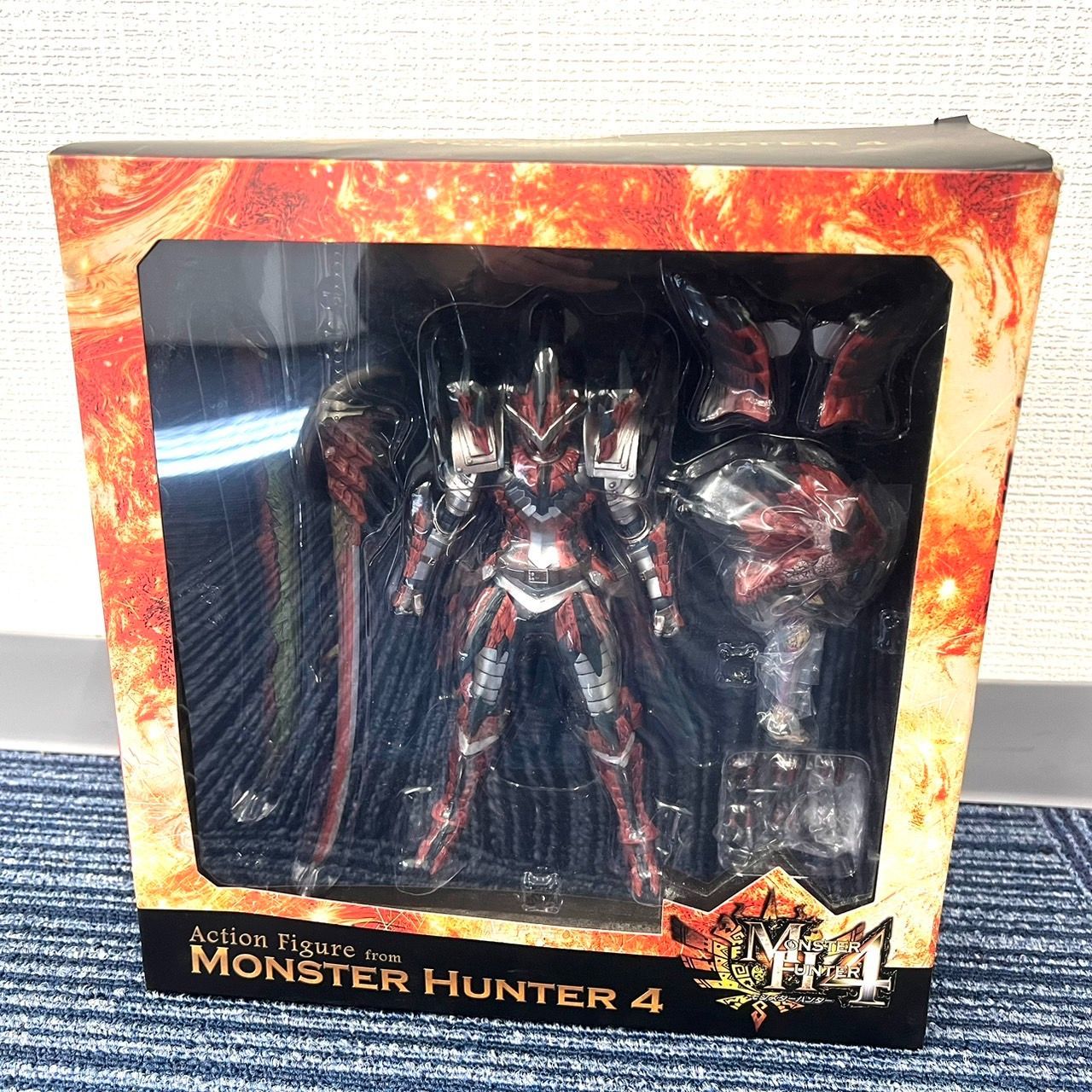 値下げ　モンスターハンター4 アクションフィギュア　レウス　装備ハンター モンスターハンター4 フル可動アクションフィギュア レウス装備