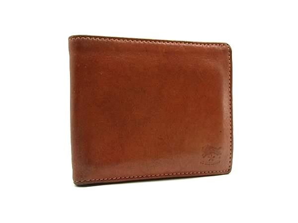 IL BISONTE イルビゾンテ ブラウン 二つ折り財布 ウォレット | 折財布