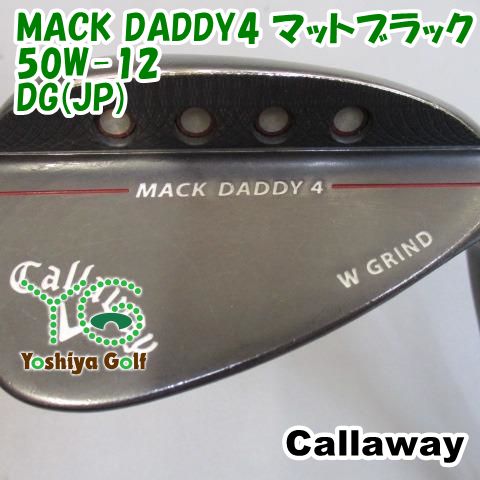 ウェッジ キャロウェイ MACK DADDY4 マットブラック 50W-12DG(JP