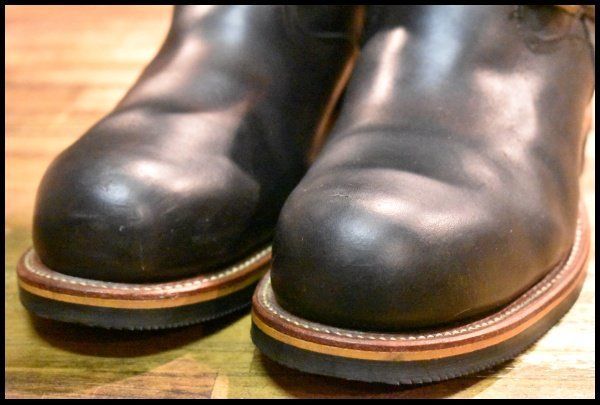 9.5E 良品 白タグ】Chippewa チペワ 91002 ショートエンジニア 7インチ