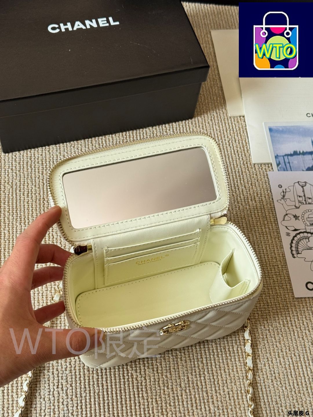 今日 ヴィンテージシャネル化粧ボックスバッグ 17×11cm-WT0輸入-WTO輸入2 DECORATOM_COM_BR