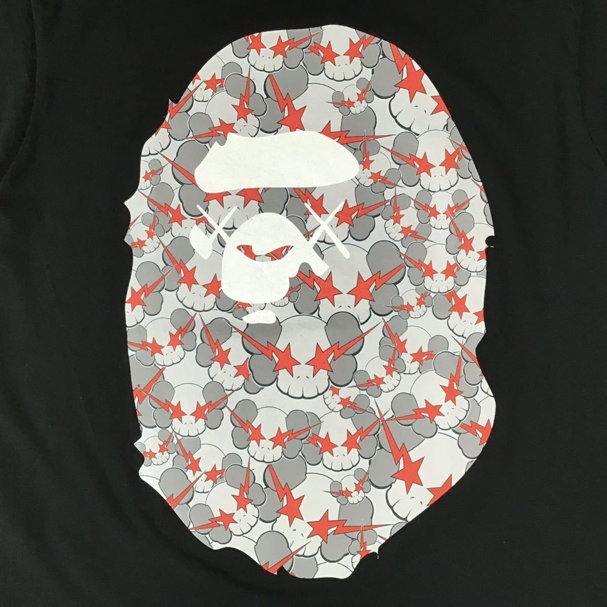 新品即決 ☆激レア☆ KAWS × BAPE skull sta Big head Tシャツ Mサイズ 