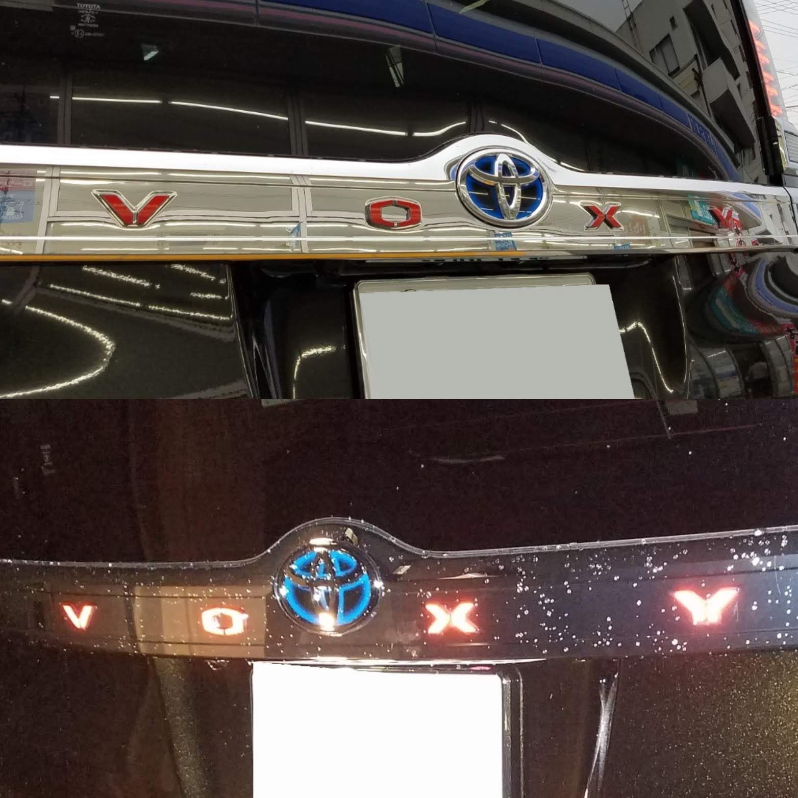VOXY80系リアロゴ用反射シートゴールド | kanzy工房