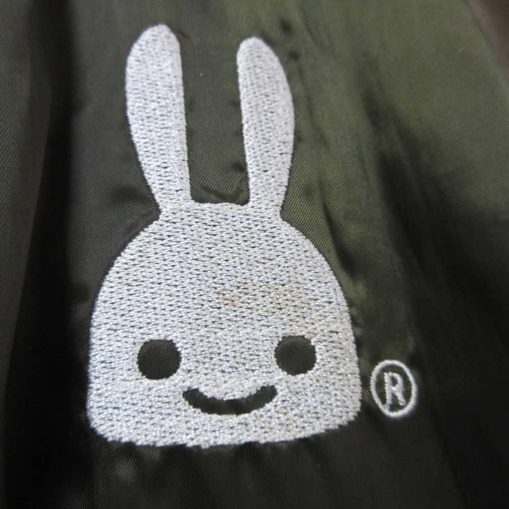 良品 CUNE キューン タイガー×クラブ柄 ウサギ刺繍 リバーシブル