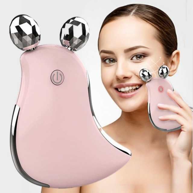 EMS美顔ローラー 美顔器 リフトアップ効果 EMS微電流 母の日 フェイス 顔 頬 小顔ローラー 目の下のたるみ解消 美顔器 プレゼント