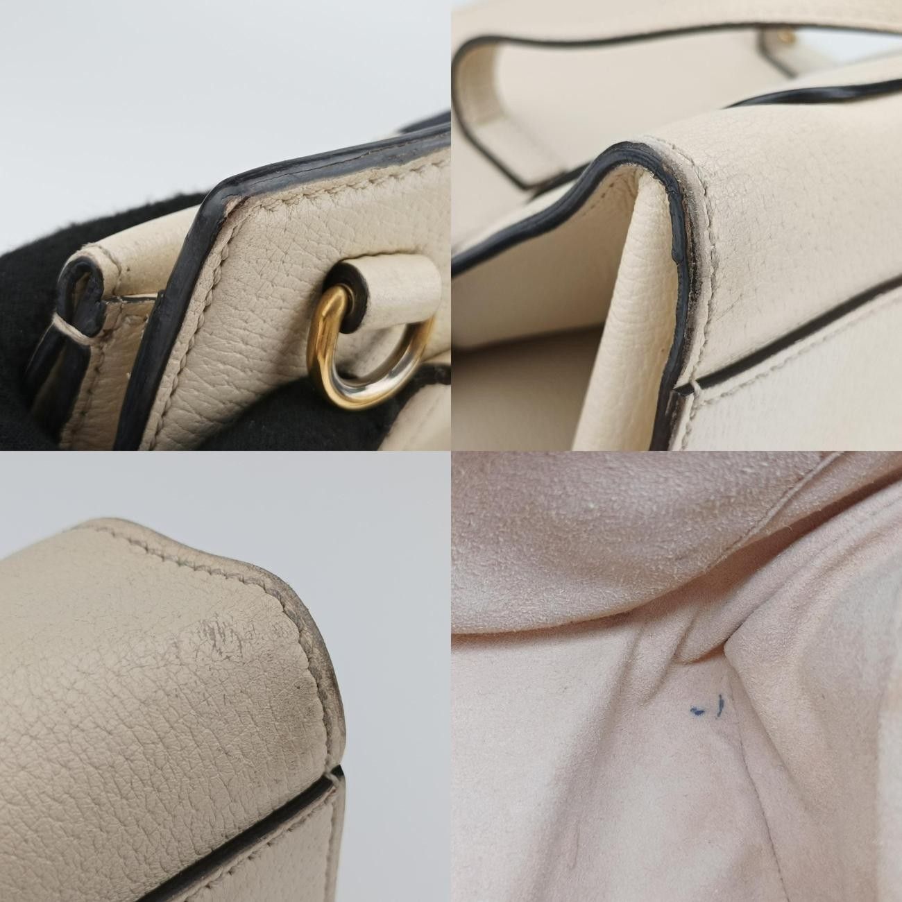 グッチGucciグッチトーテム バタフライホワイト×マルチ