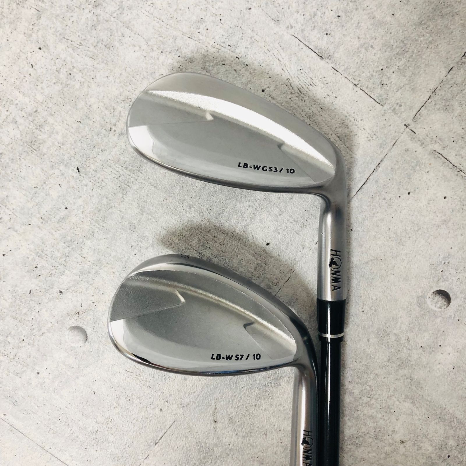 【美品】HONMA LB-Wウェッジセット 53度 57度 美品】HONMA LB-Wウェッジセット 53度 57度