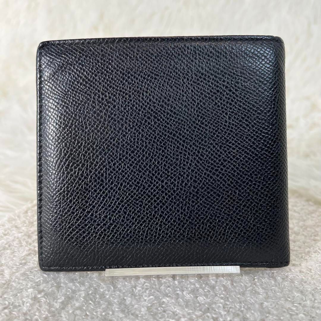 美品　BALLY 二つ折り財布　レザー　パスケース　ロゴプレート 美品 BALLY 二つ折り財布 レザー パスケース ロゴプレート