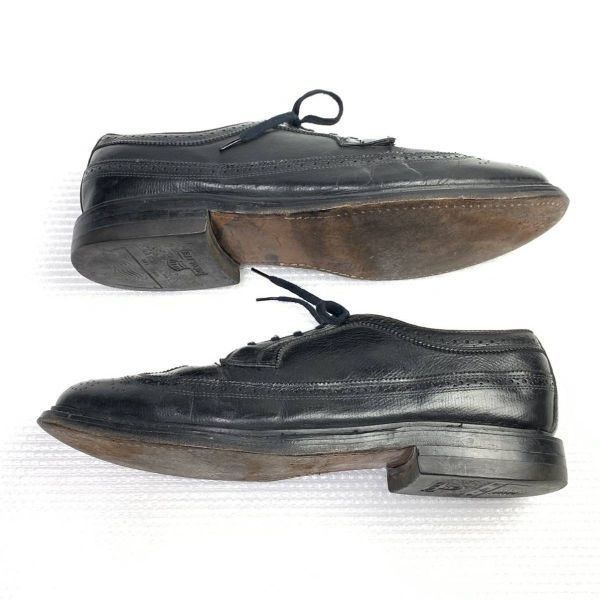 70s-80s?☆JCペニー☆サイズ9.5 D☆27.0-27.5cm☆ロングウィングチップ