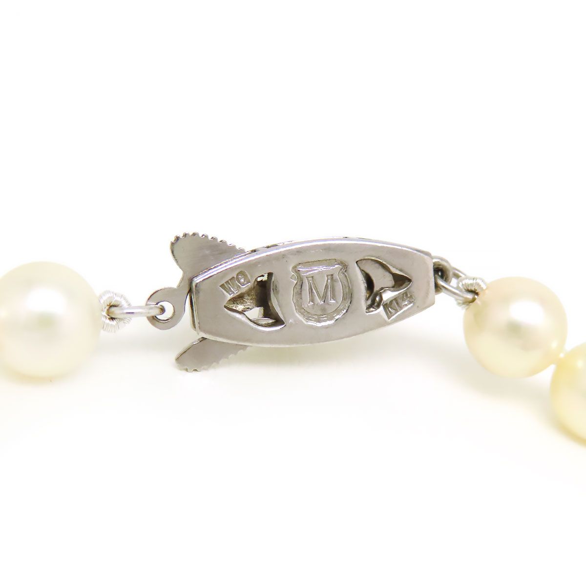 ミキモト アコヤ パール ネックレス WGK14 (K14WG) レディース  