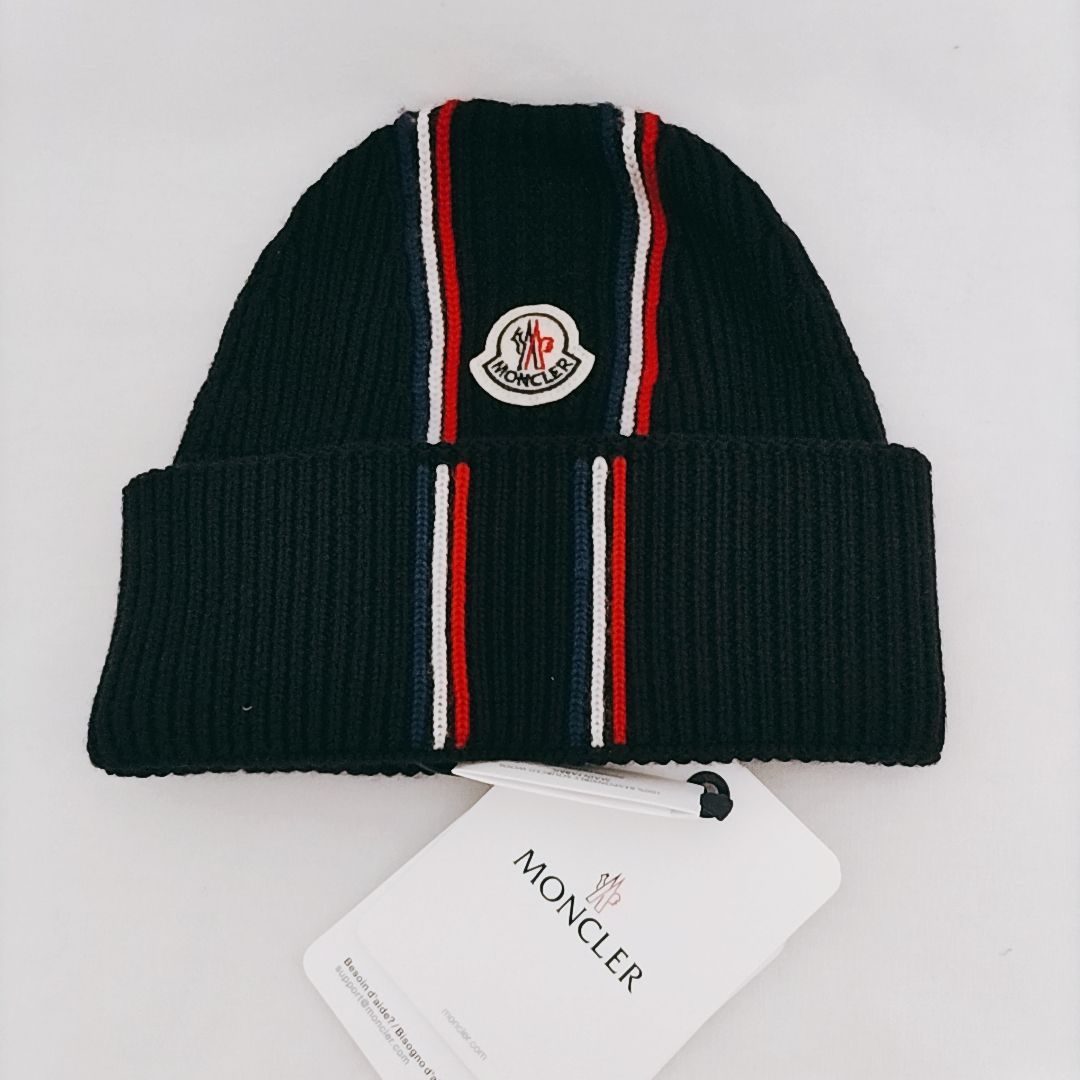 新品未使用】MONCLER ニットキャップ ビーニー モンクレール