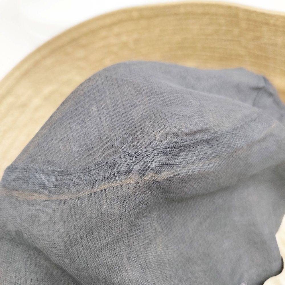 美品◎HELEN KAMINSKI バケットハット 帽子 グレー リネン混 希少 美品 HELEN KAMINSKI バケットハット 帽子 グレー リネン混 希少