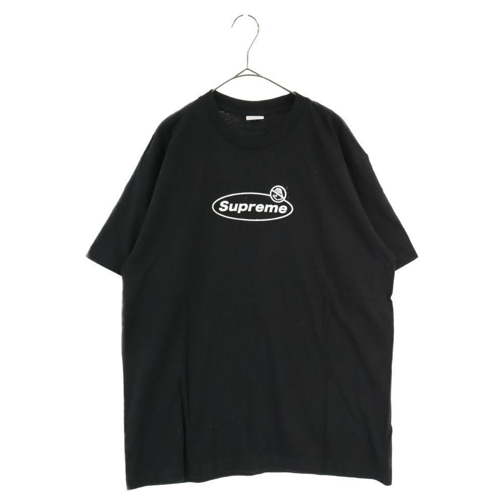 SUPREME シュプリーム 22AW Warning Tee ワーニング ロゴプリント半袖Tシャツカットソー ブラック