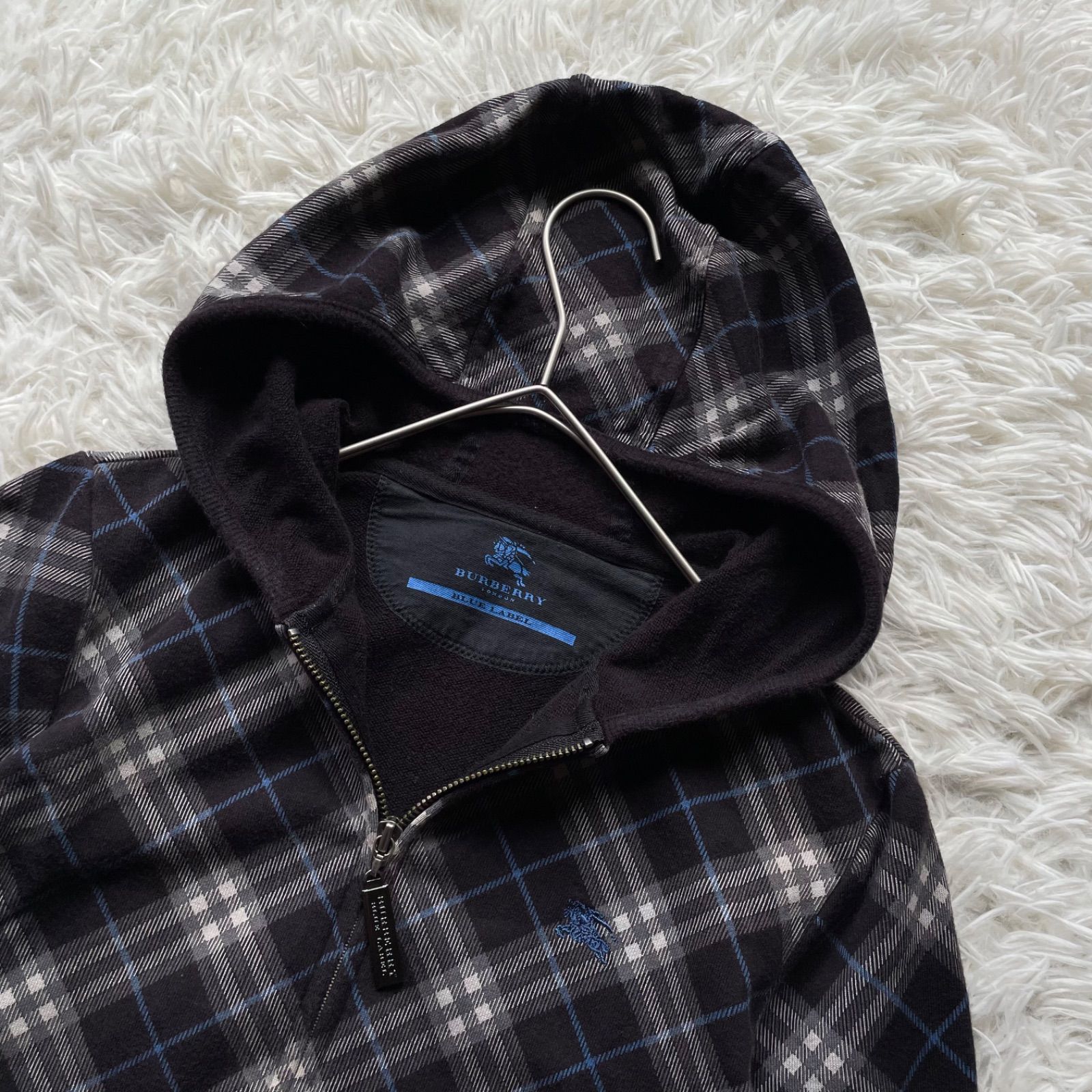 バーバリーブルーレーベル BURBERRY BLUELABEL ジップパーカー ノバ