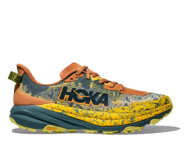 HOKA ONE ONE ホカ オネオネ M SPEEDGOAT 6 1147791 TERRA|MOUNT メンズ スピードゴート6 幅D 厚底 トレイルランニングシューズ トレラン ハイキング トレッキング 登山 スニーカー 靴 クッション ウォー