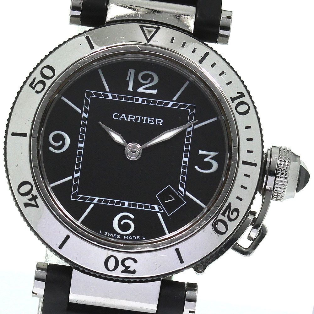 カルティエ CARTIER W3140003 パシャシータイマー クォーツ ボーイズ_  