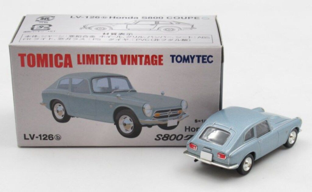 トミーテック TOMICA LIMITED VINTAGE Honda S800 クーペ (水色) LV