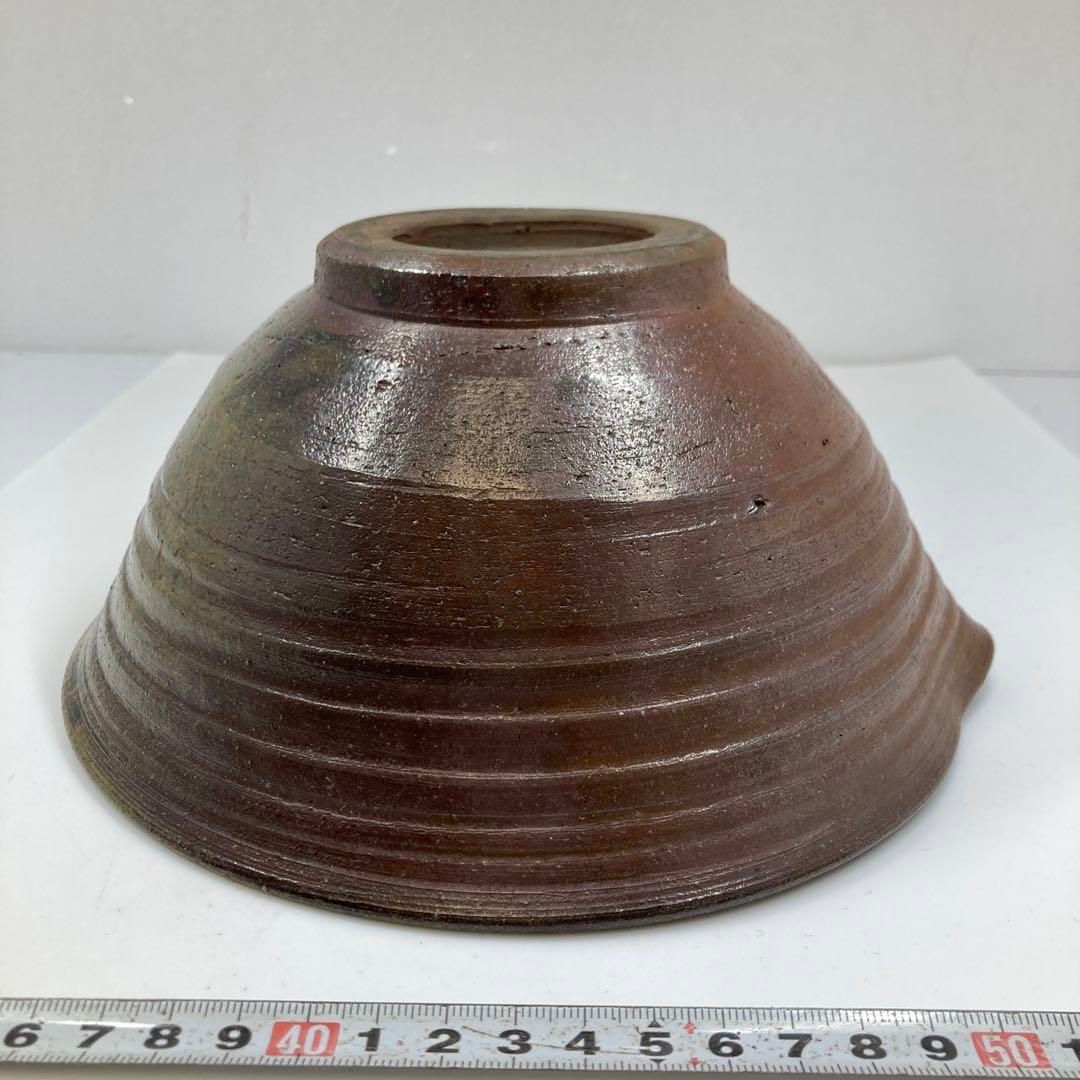 江戸初期　古備前　片口菓子器　景色と焼締抜群　口径21㎝　東里7-0108① 江戸初期 古備前 片口菓子器 景色と焼締抜群 口径21㎝ 東里7-0108①