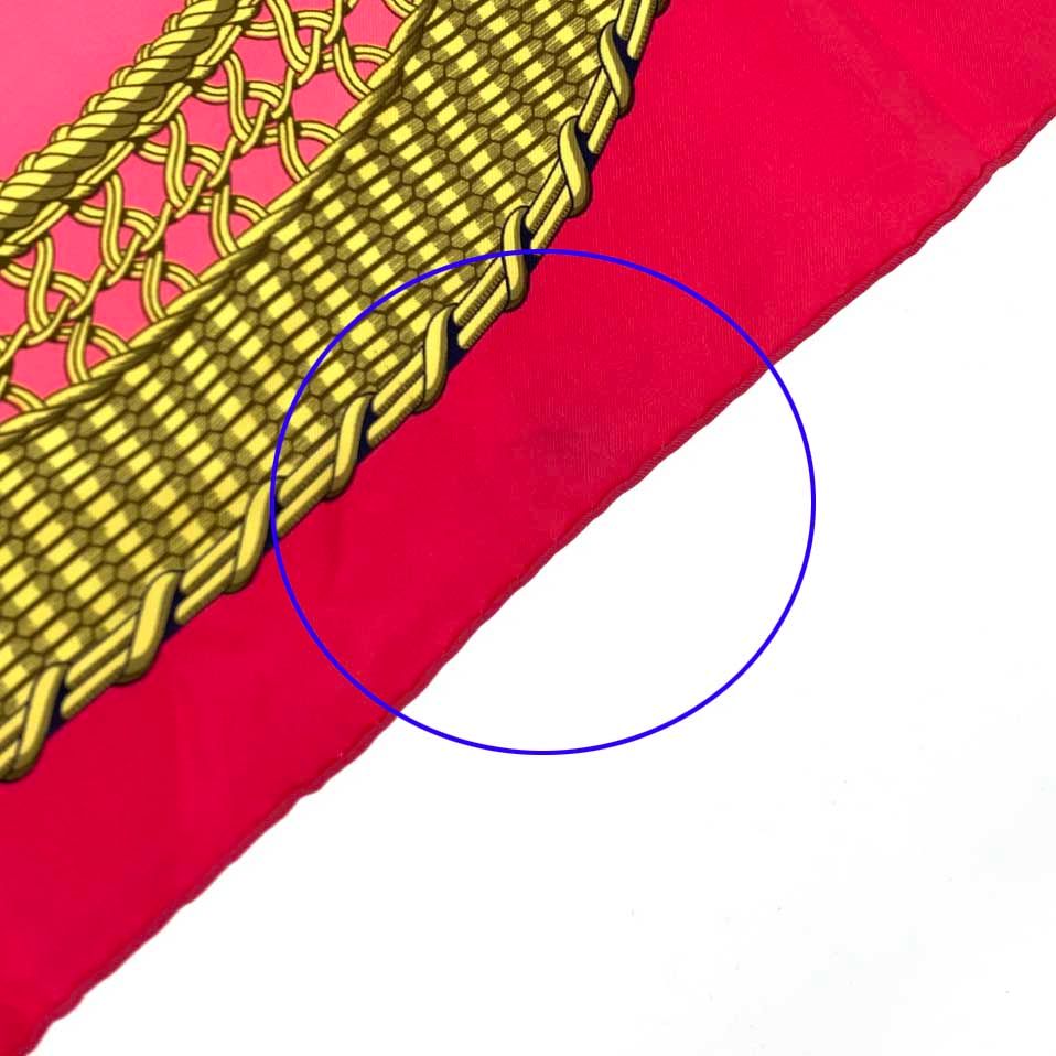 HERMES エルメス カレ90 voitures paniers スカーフ ピンク