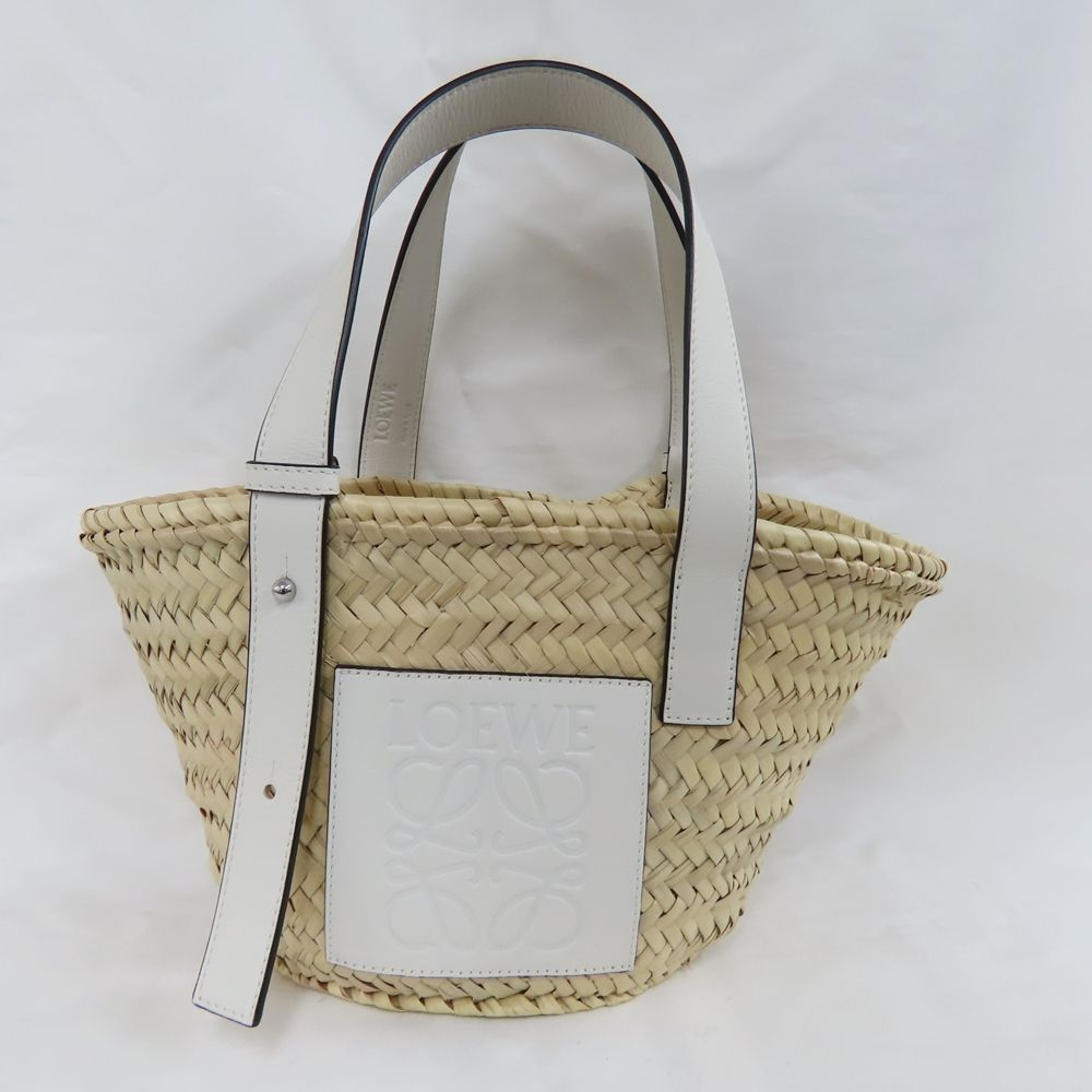 LOEWE カゴバック(白・スモール)