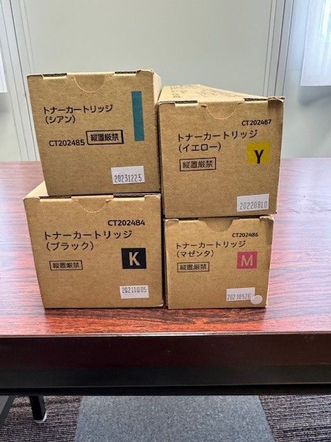 富士フィルム 富士ゼロックストナー4色セット CT202484/202484/202486