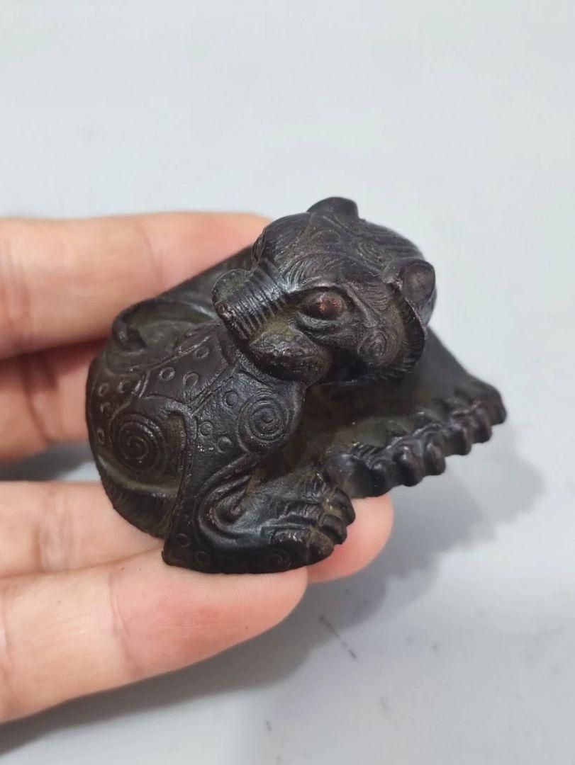【有名人芸能人】 銅細工 瑞獣 書道具 文房具 装飾品 工芸品 美術品置物 - メルカリ 工芸品